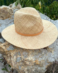 The Everywhere Hat Tan Leather Band