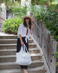The Biscayne Bag White Mesh