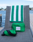 The Hudson Pouch Lime Green