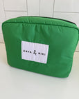 The Hudson Pouch Lime Green