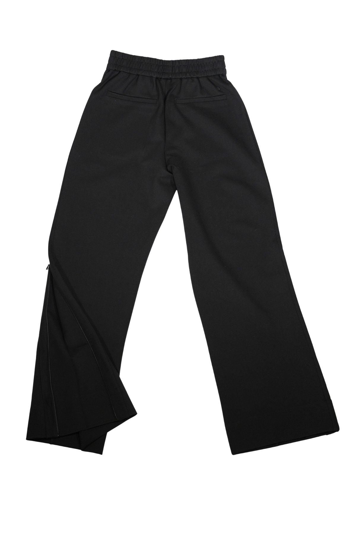 Women's Black Double Knit Track Pant – Elevated Athleisure| Del