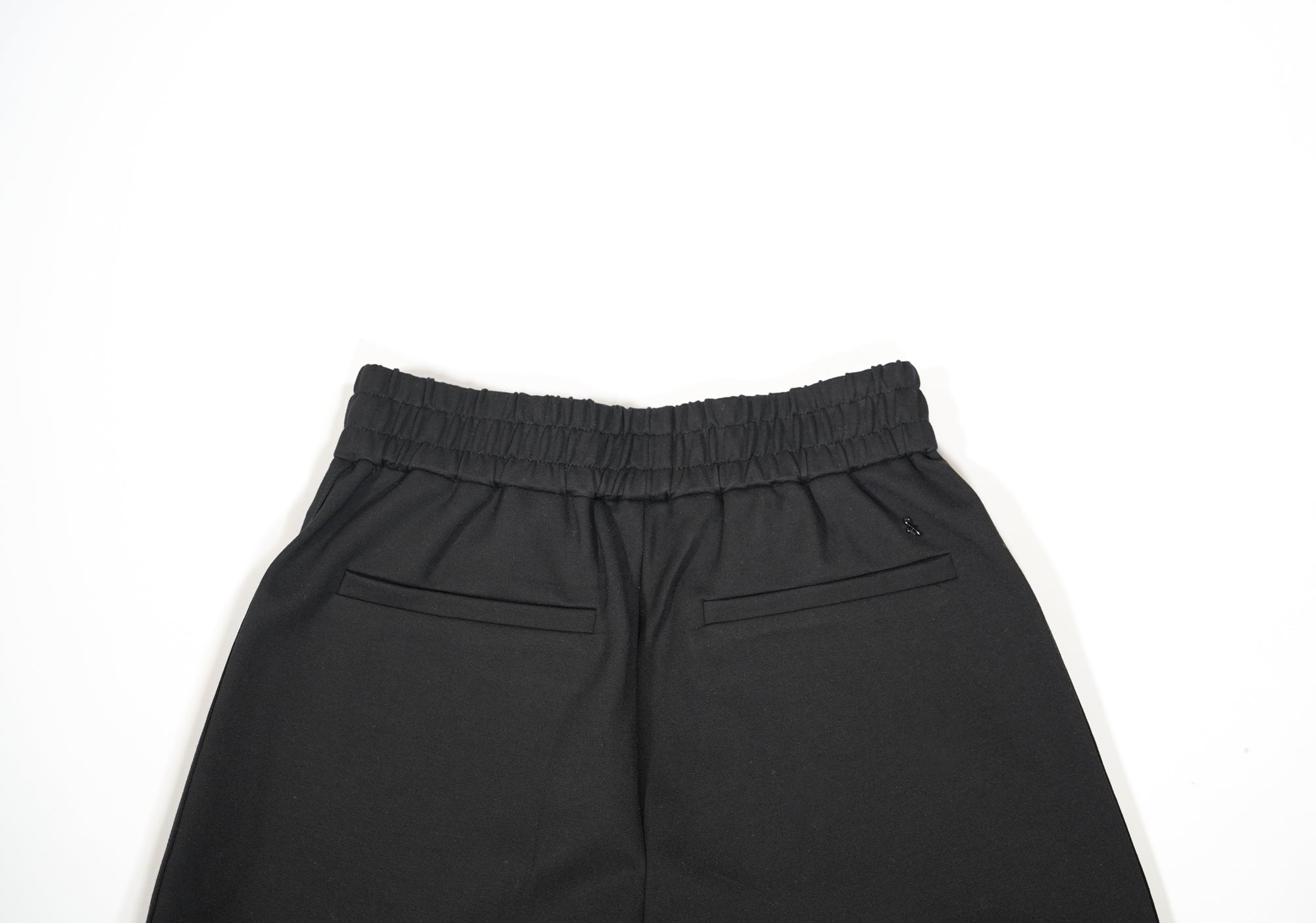 Del Mar Double Knit Track Pant Black