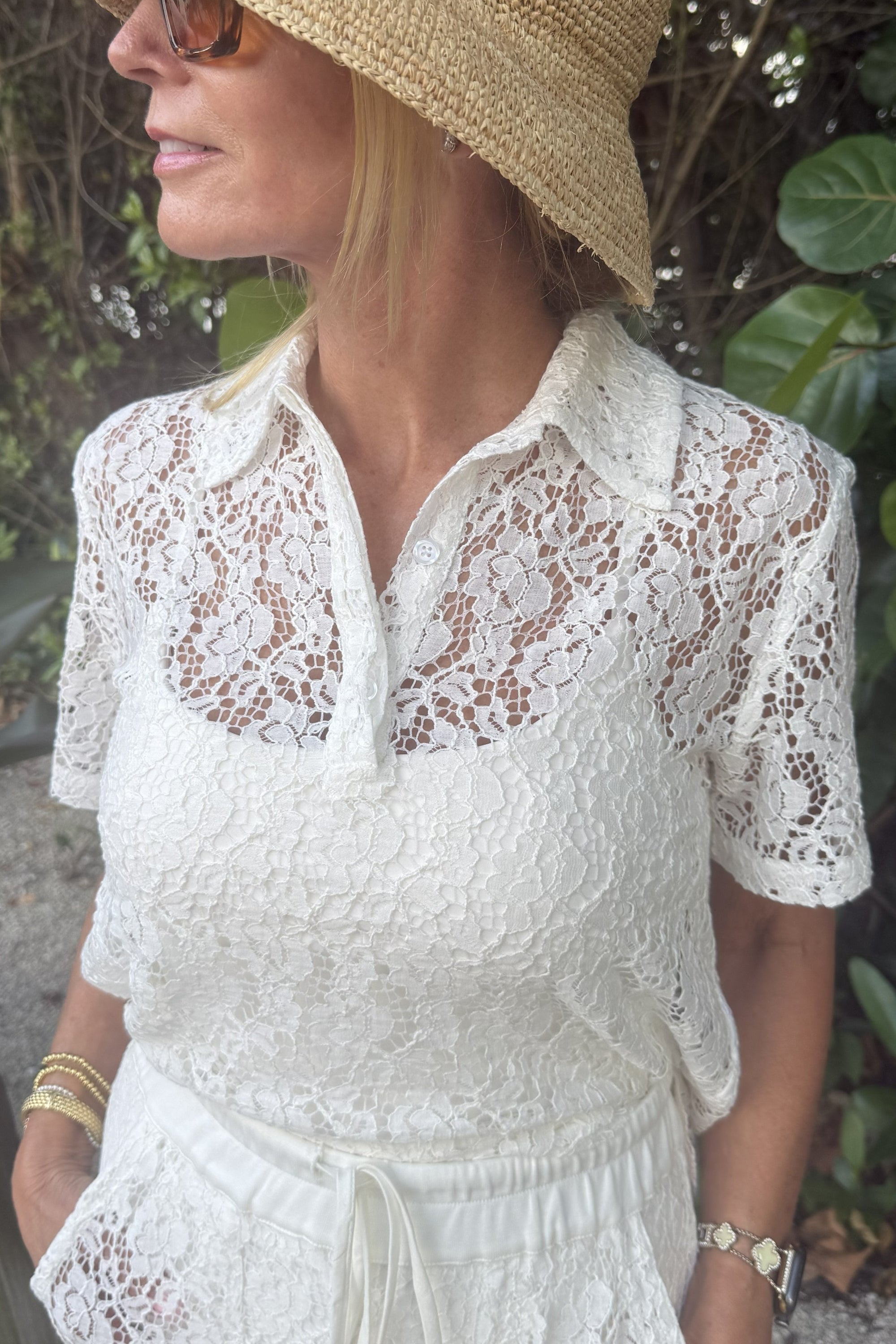 Folsom Lace Polo