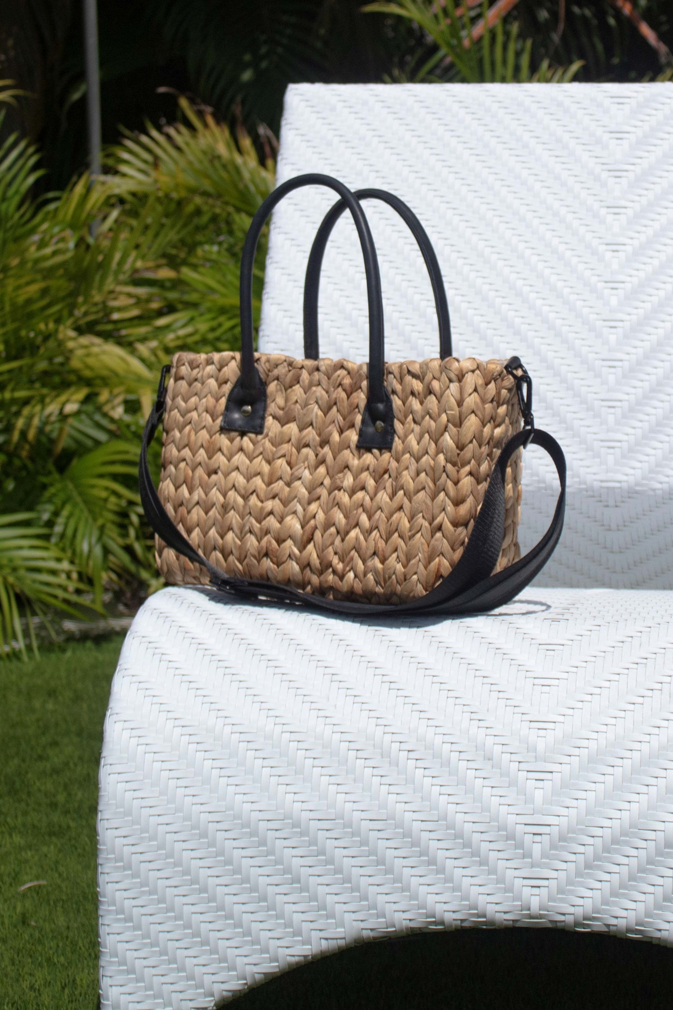 Straw Tote Bag | The Gables Bag – Anya & Niki