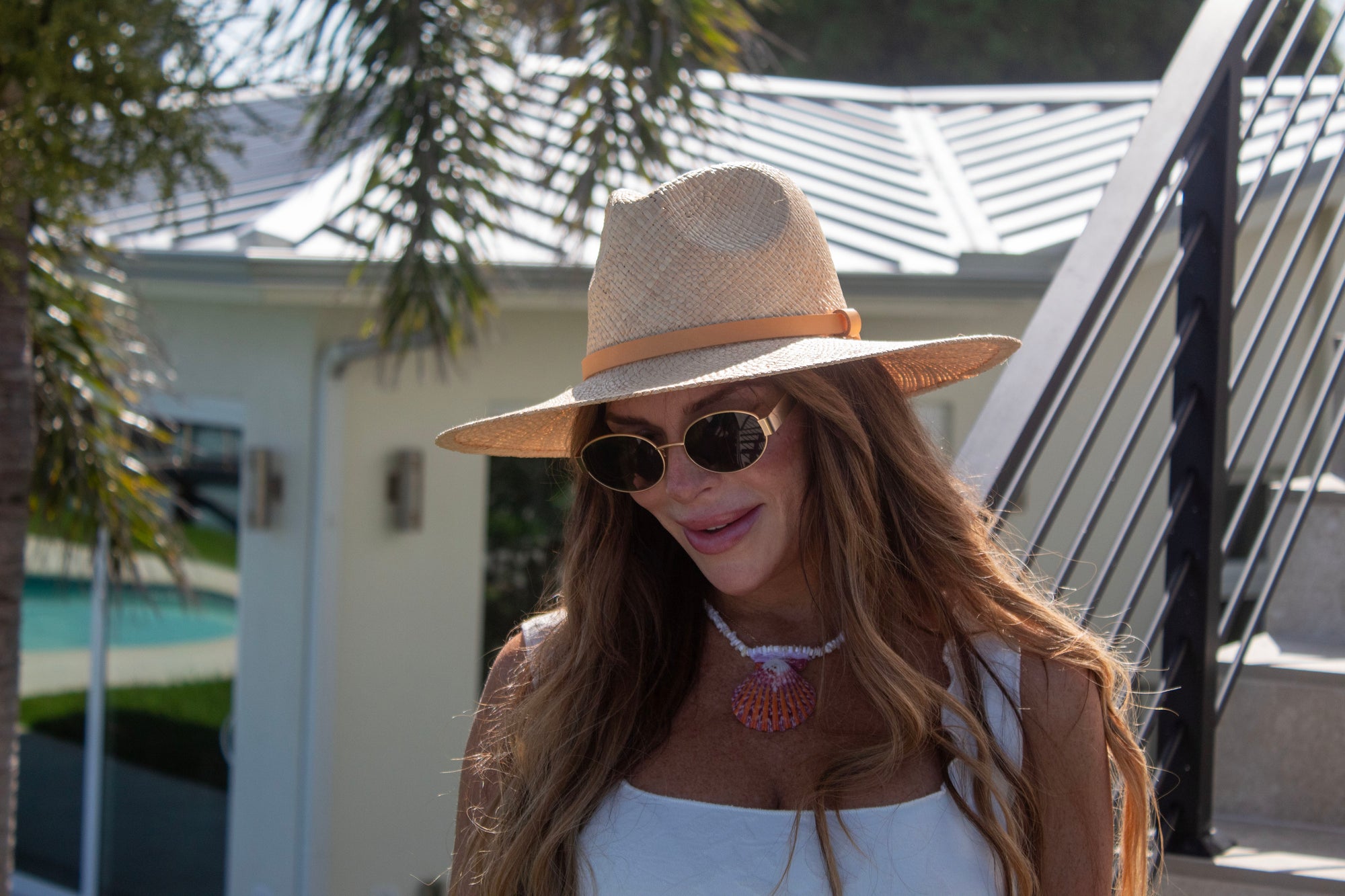 The Everywhere Hat Tan Leather Band