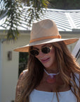 The Everywhere Hat Tan Leather Band