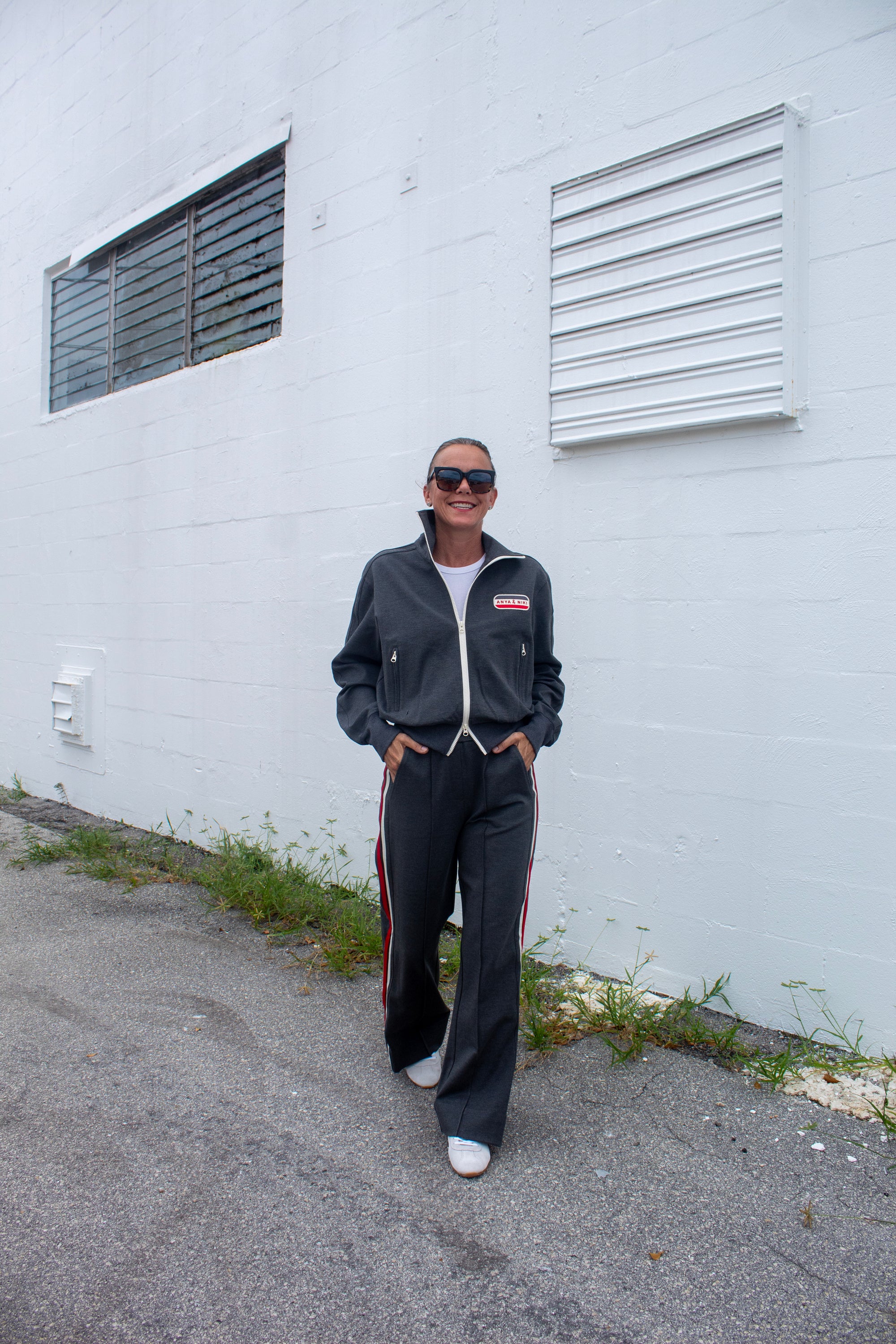 Malibu Track Jacket Gray