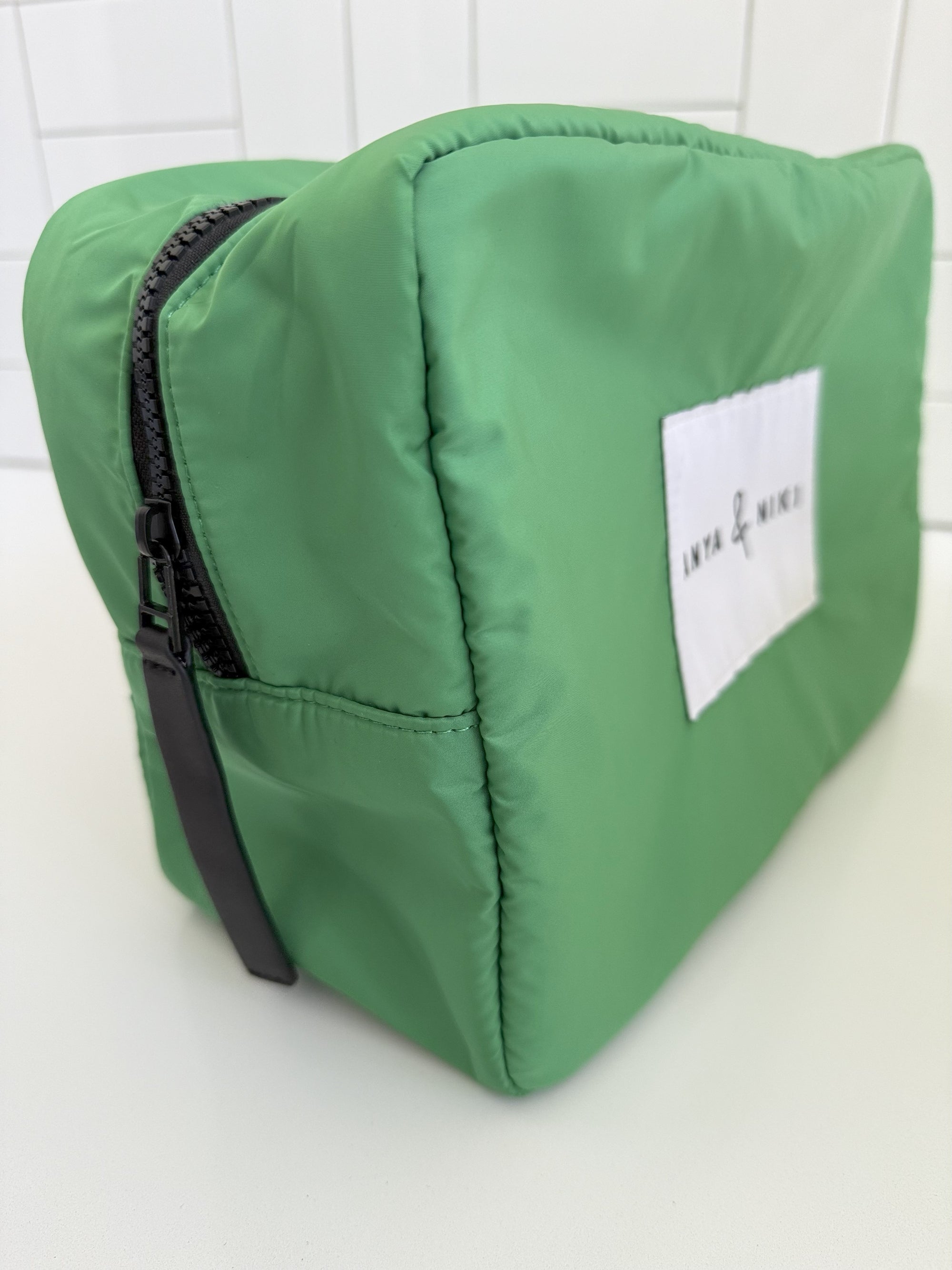The Hudson Pouch Lime Green