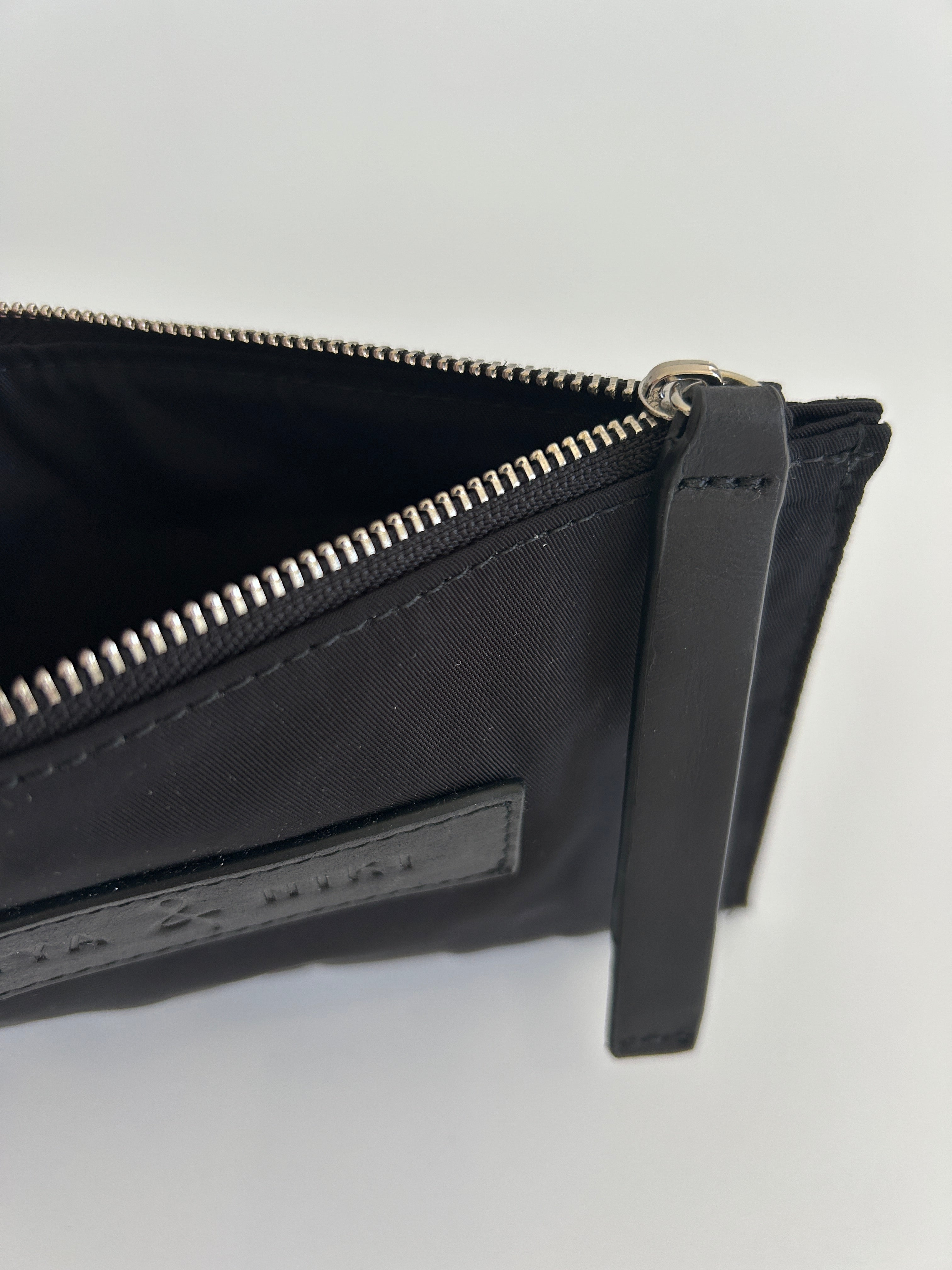 Travel-Ready Nylon Tote Bag with Wristlet | The Biscayne Bag Black