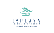 La Playa Hotel blue logo on a clear background