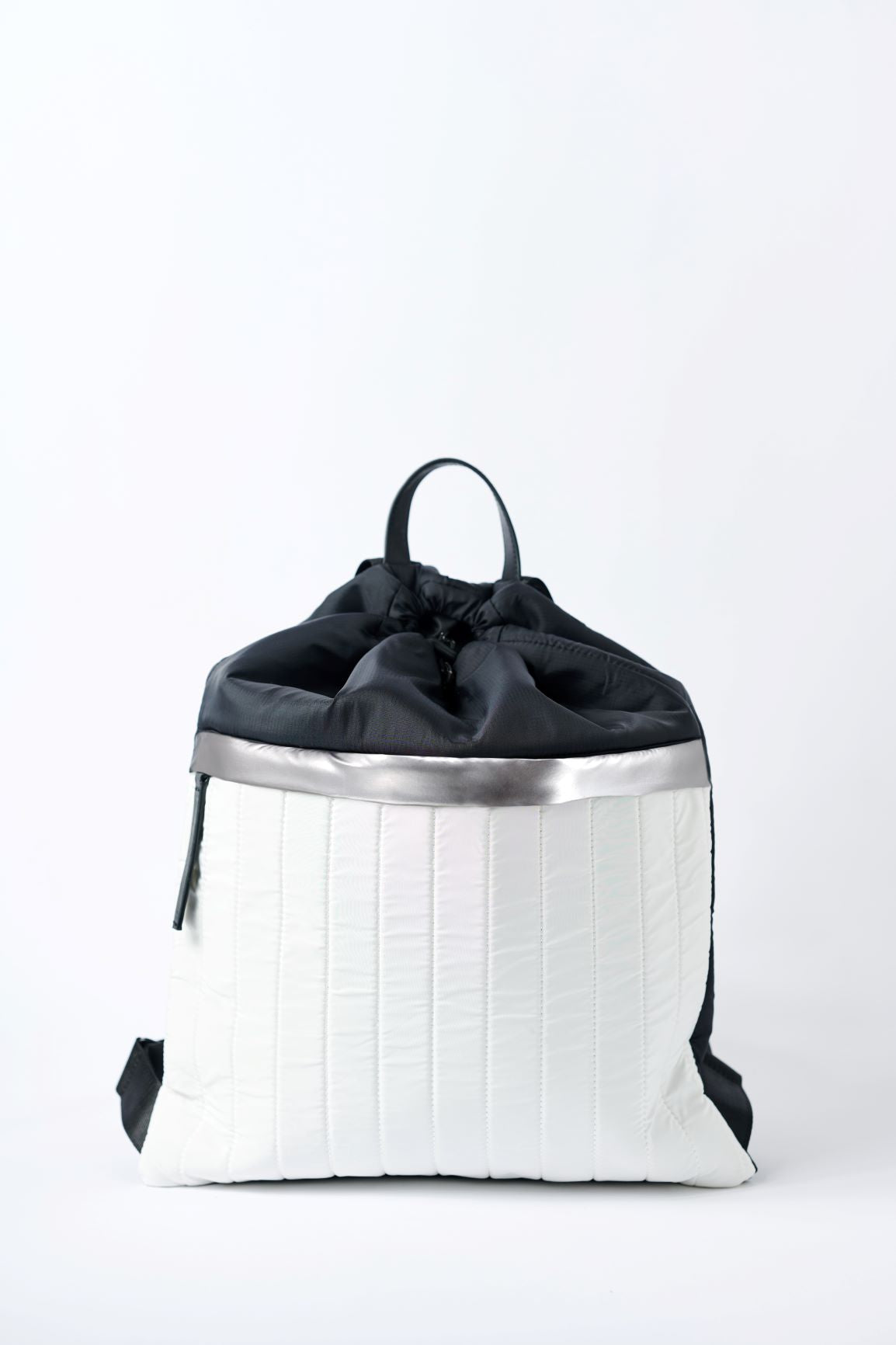 black and white non-leather backpack Cow Print Two side mesh pockets let them stash their water bottle with ease Groovy Black & White Hydration