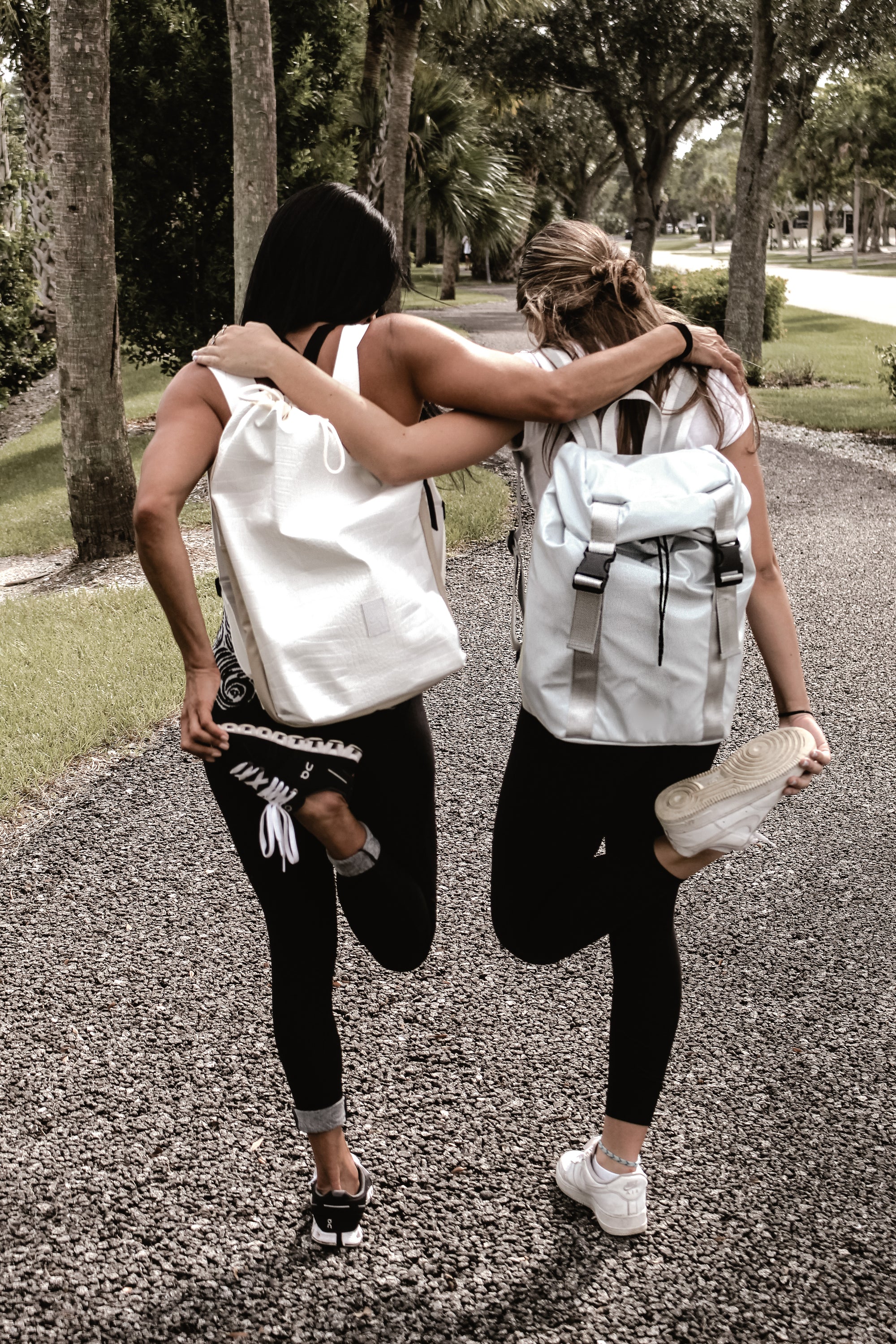 Anya &amp; Niki Sporty Backpack collection, featuring the Casselberry Backpack and the Weston Backpack.